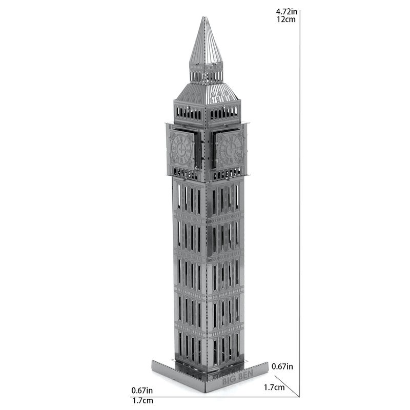 Architectural Diy Handmade 3D Metal Puzzle Adult Stereo Model Assembly Educational Toy High - Image 1